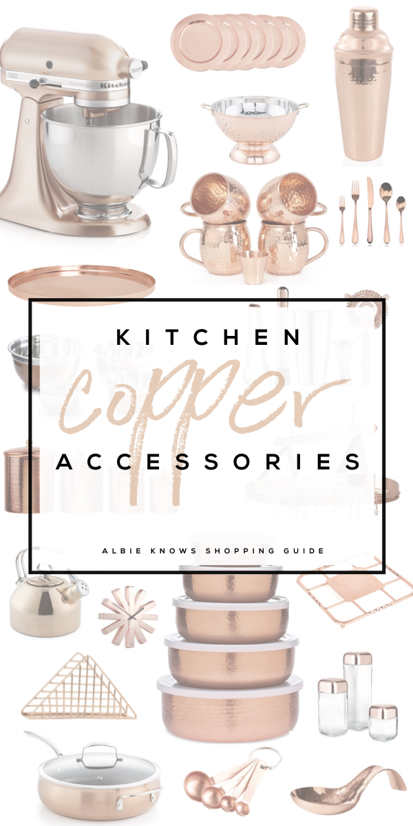 copper kitchen accessories the range