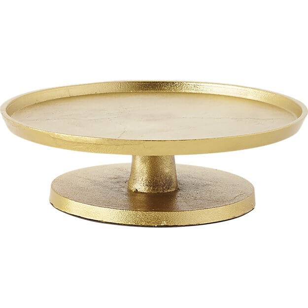 Tectonic Gold Cake Stand
