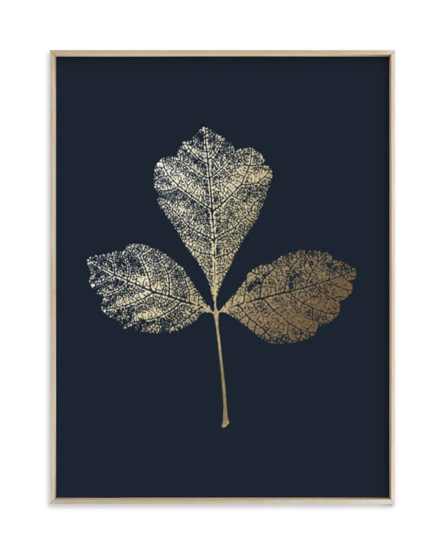 Fragrant Sumac Gold Foil Print