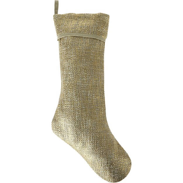 Glitterati Gold Stocking