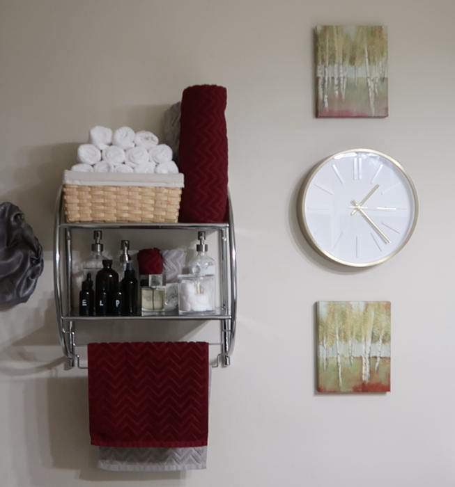 Albie Knows Rental Bathroom Refresh Accessories & Styling