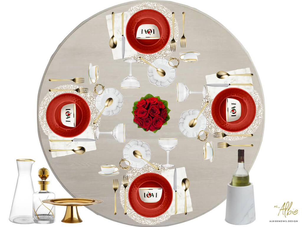 Albie Knows Romantic Candlelight Dinner Valentine's Day Tablescape 2.jpeg