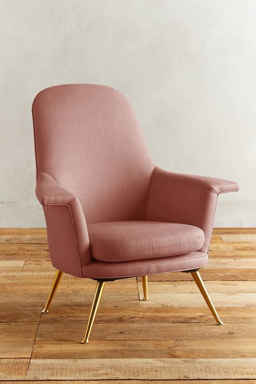 Linen Kimball Chair