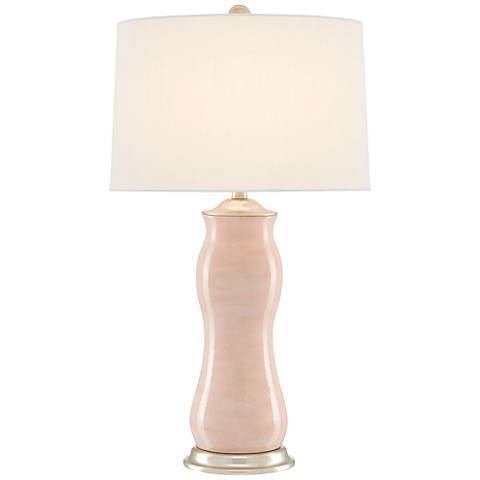 Currey and Company Ondine Blush Terracotta Table Lamp