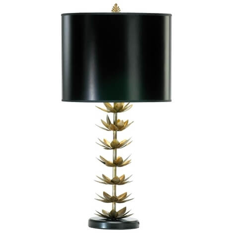 Golden Lotus Lamp