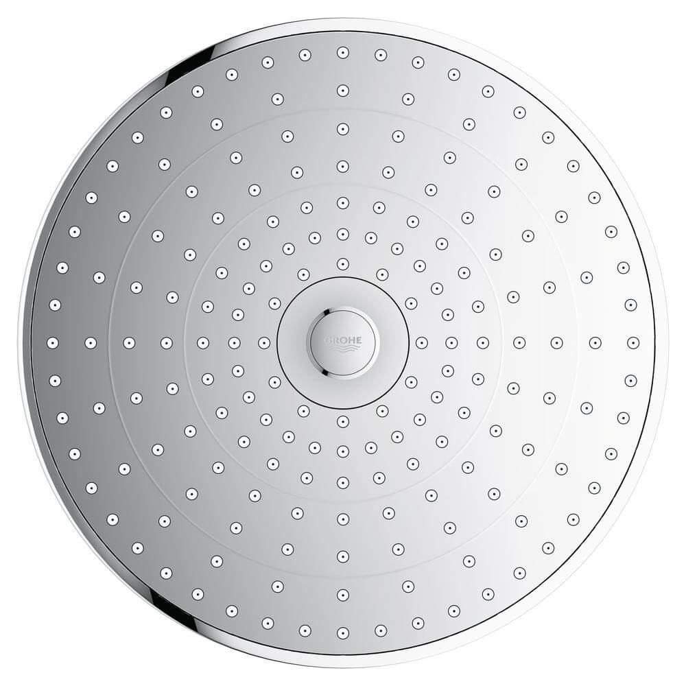 Vitalio Joy Rain 3-Spray 10 in. Fixed Shower Head in Chrome (Grohe)