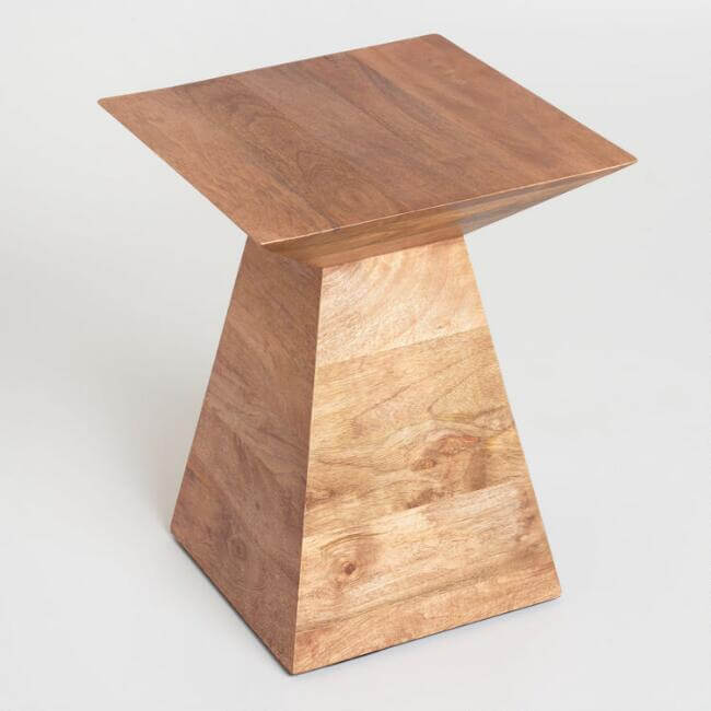 Wood Anton Accent Table 