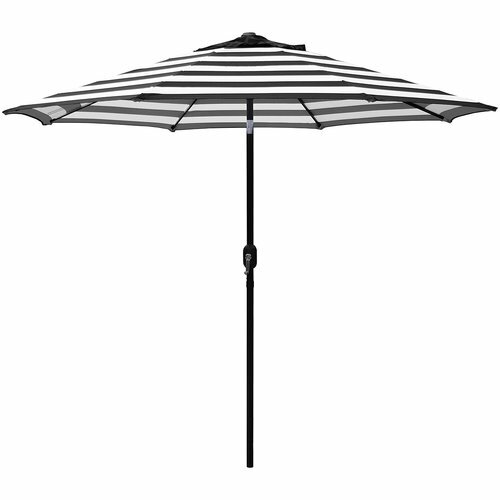 Jaida Stripe Crank and Tilt Market Umbrella 