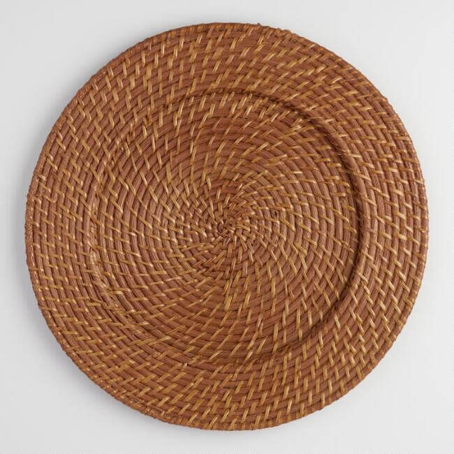 Rattan Charger, Set Of 4 