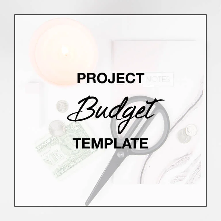 Project Budget Breakdown Template (Microsoft Excel)