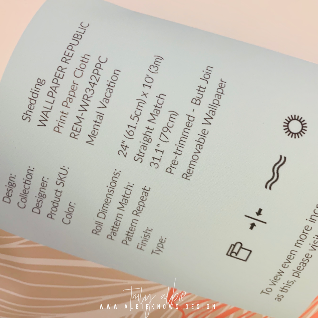 Kitchen Update: Removable Wallpaper Install