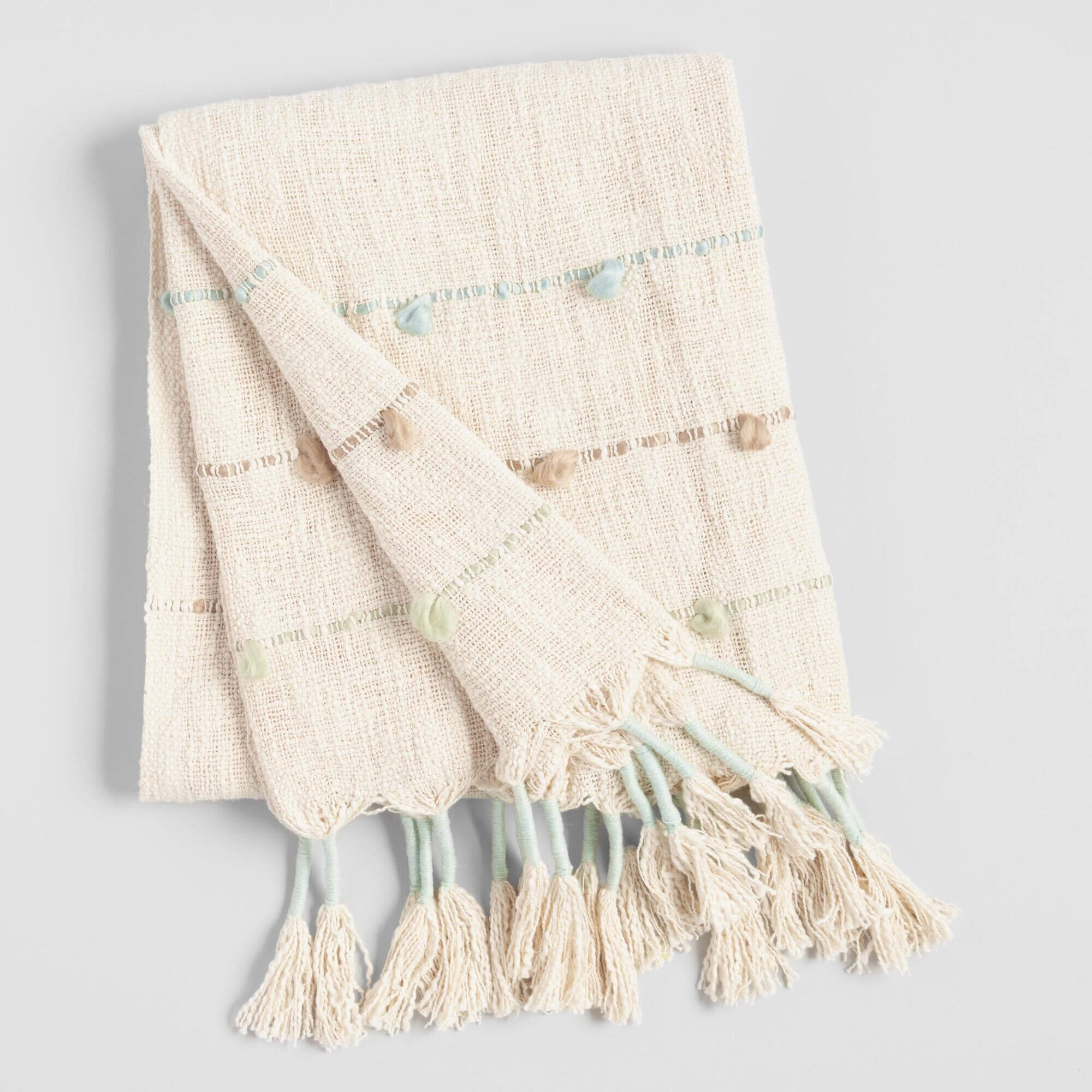 Cool Tassel Aria Throw Blanket