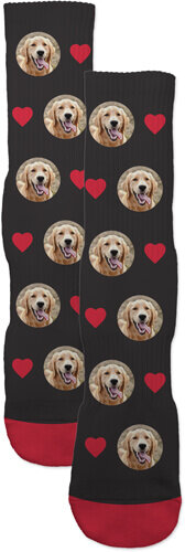 Simply Chic Hearts Custom Socks