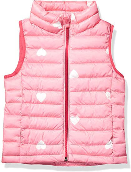 Amazon Essentials Girl's Lightweight Water-Resistant Packable Puffer Vest