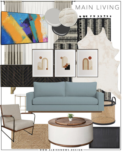 Living Room Update: We Moved! by Albie Knows Interior Design + Content ...