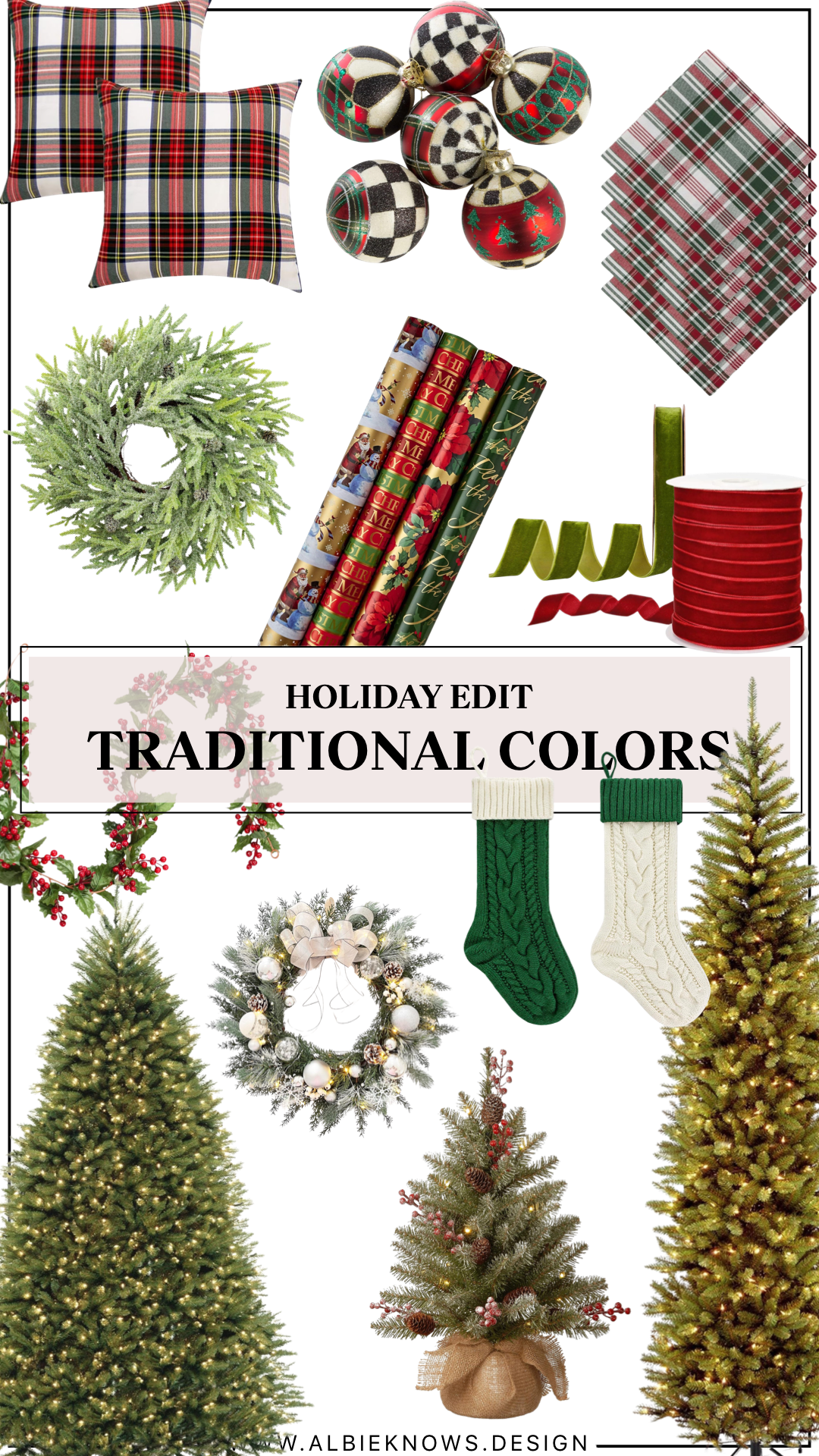 Holiday Edit: Traditional Colors
