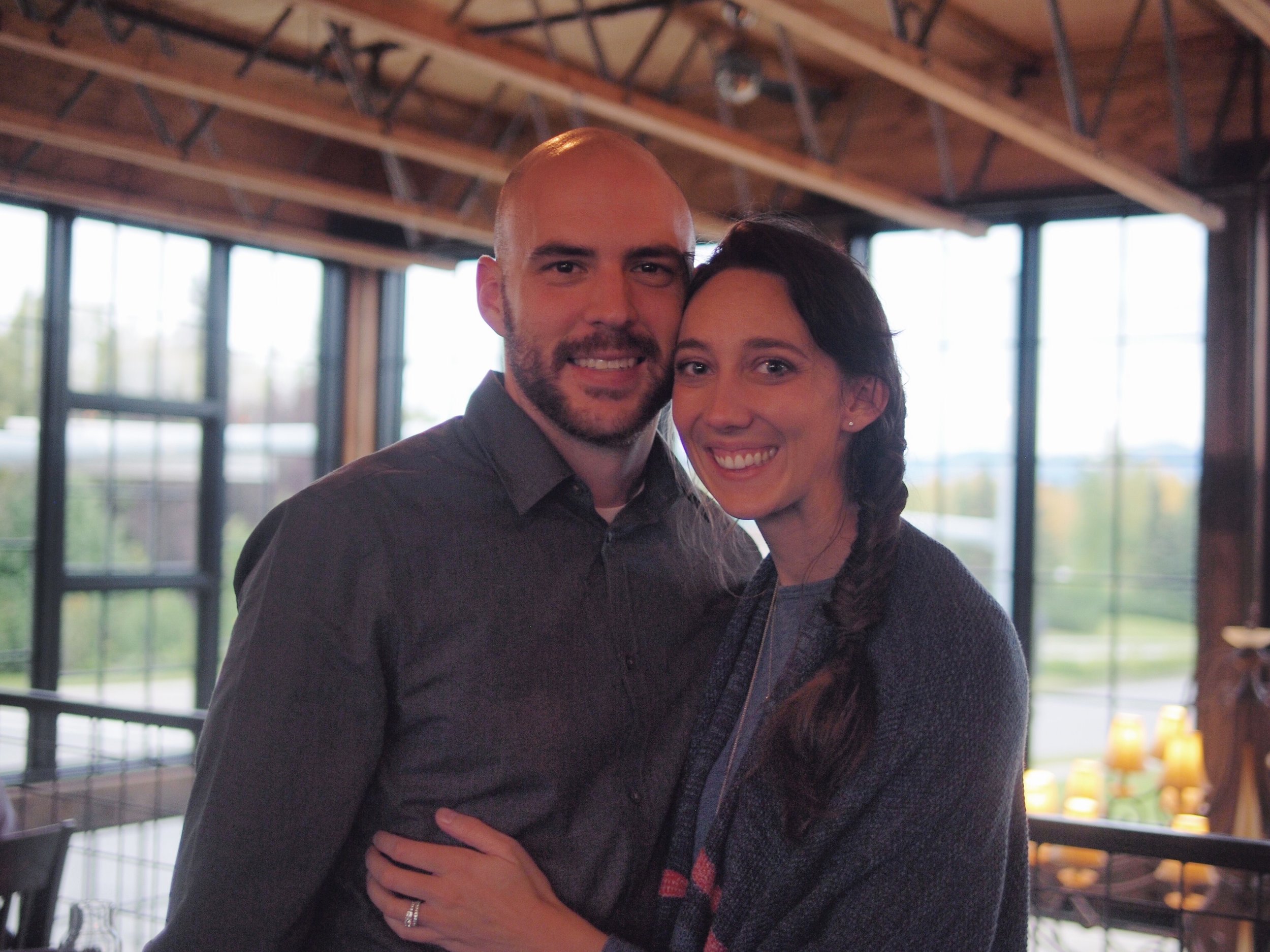 date night when we found out we were pregnant again!