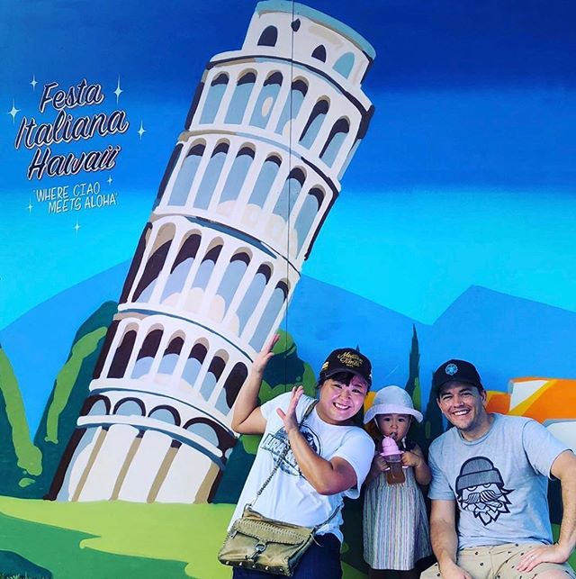 We&rsquo;re excited to announce that @mr.papichan is the winner of our 2-night staycation! Grazie for bringing the &lsquo;Ohana to this year&rsquo;s Festa Italiana &amp; stopping by the Leaning Tower of Pisa created by our friends at @powwowworldwide