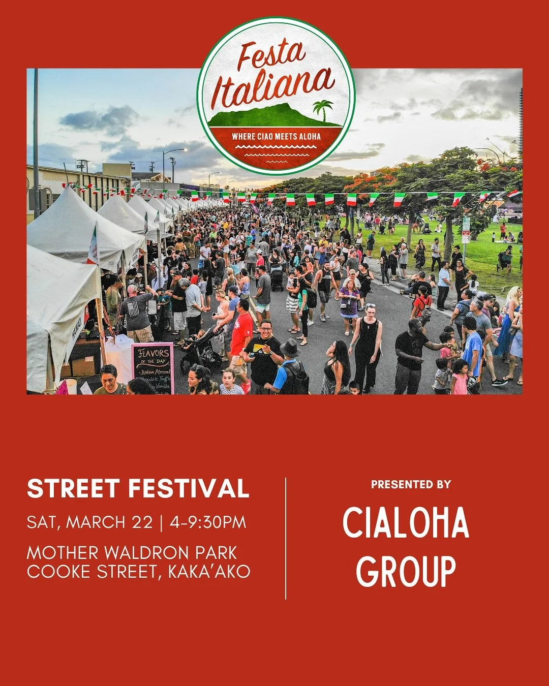 All the delizioso details for Festa in Strada! Ci vediamo!