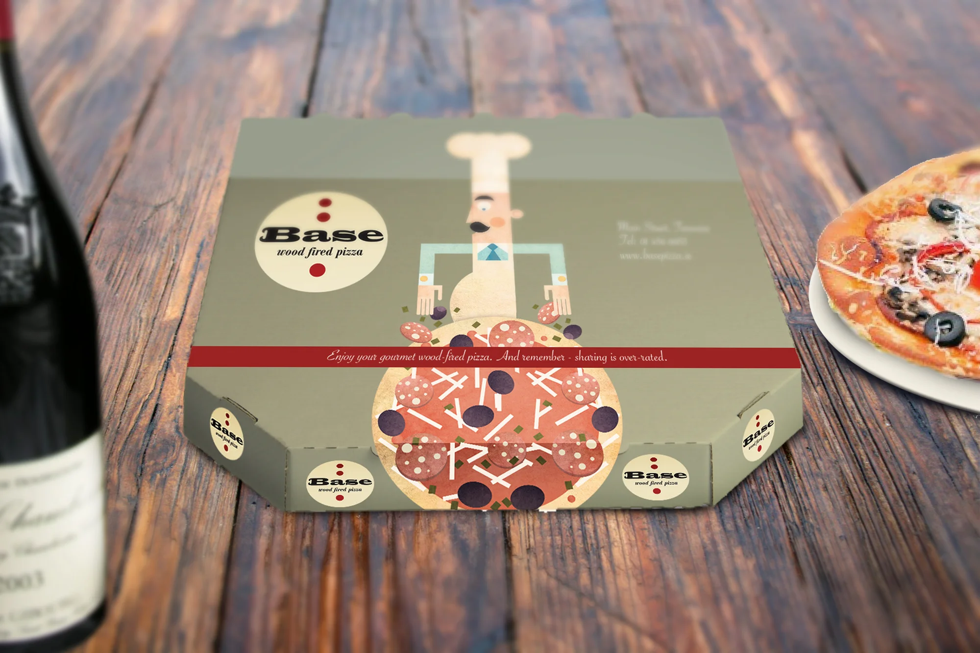 BASE PIZZA: ART DIRECTION / DESIGN / ILLUSTRATION