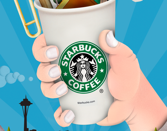 STARBUCKS: ILLUSTRATION VIEW PROJECT >>