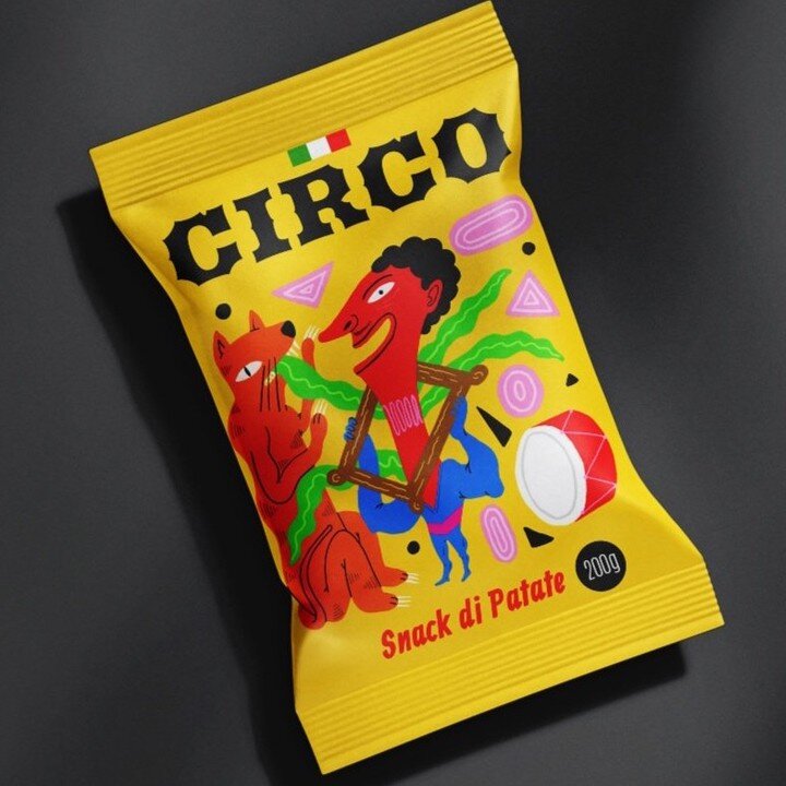 Circo Potato Chips #illustration #packaging #design #advertising #packagingdesign