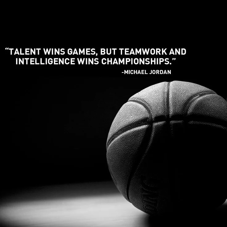 Theme of the Week - Teamwork | Gwaith Tîm "Talent wins games, but teamwork and intelligence wins championships" - Michael Jordan