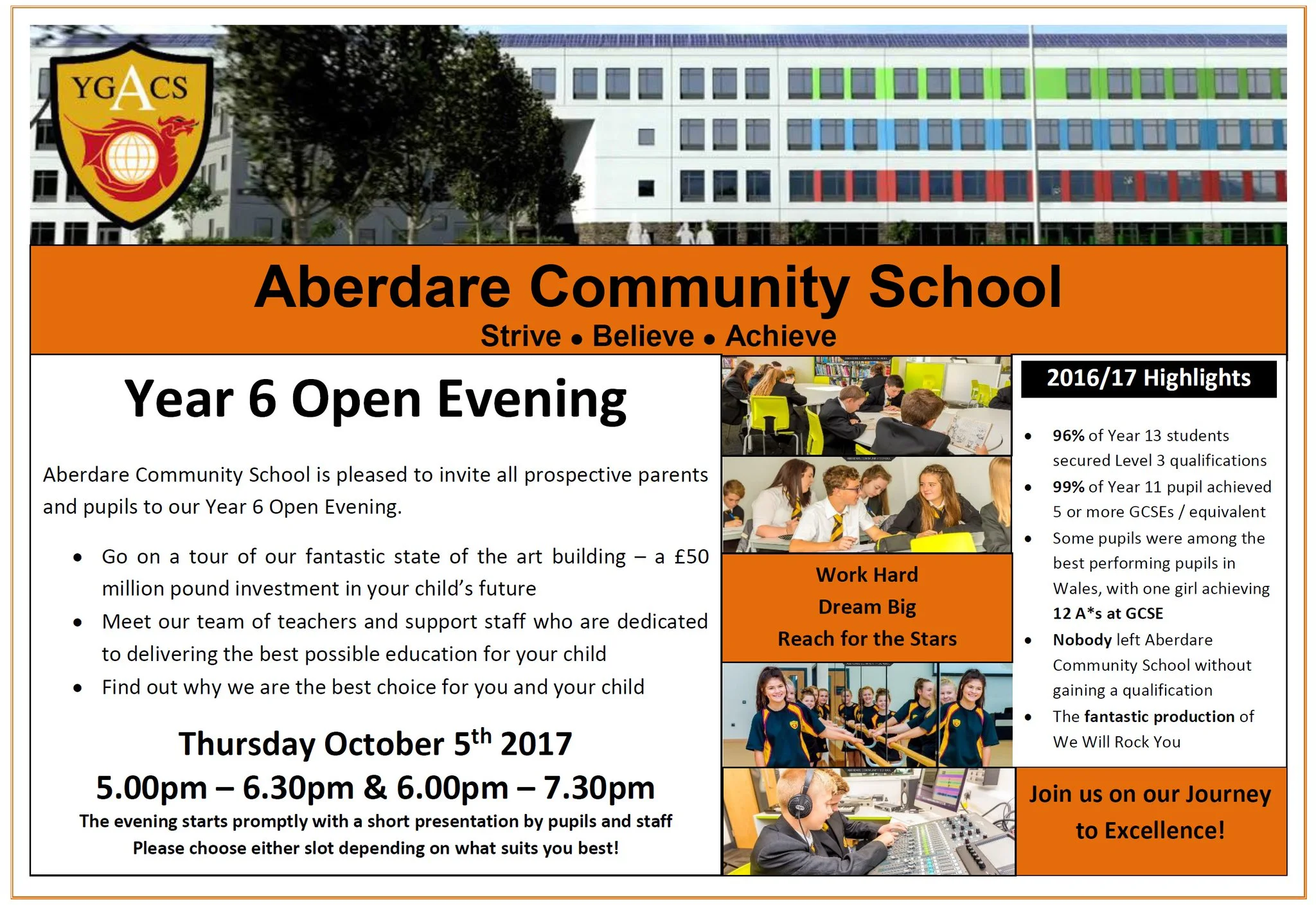 Year 6 Open Evening