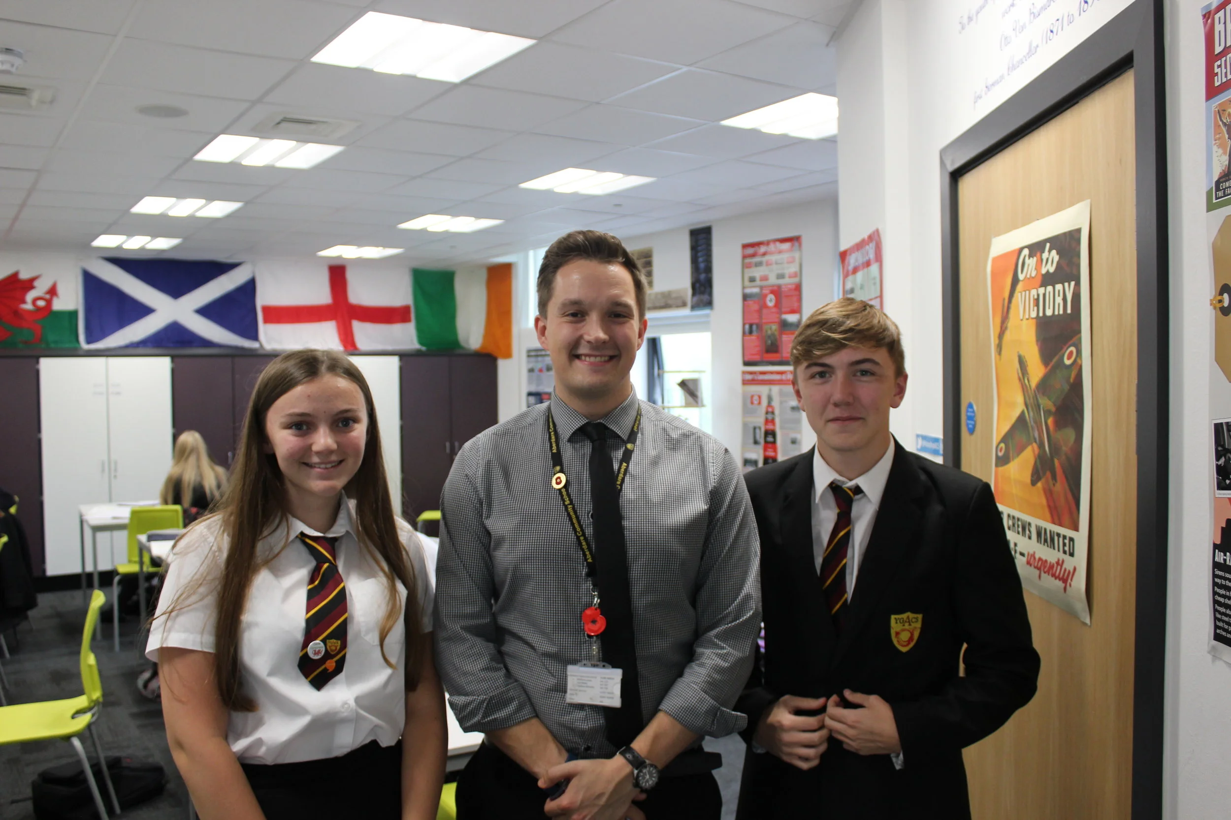 Aberdare Community School’s very own “Classroom Hero”
