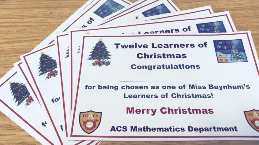 Tweet - @ACSMathsDept