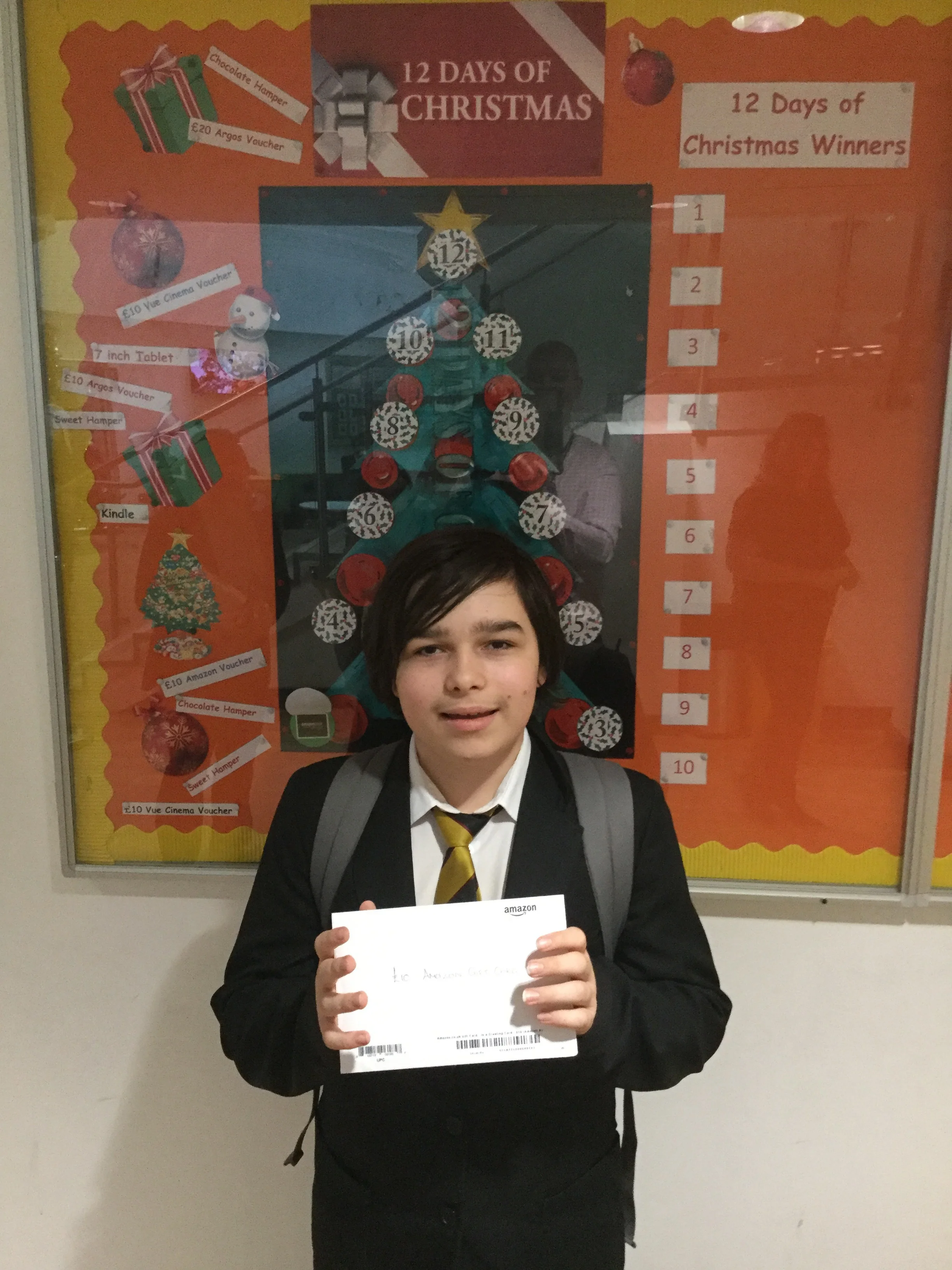 12 Days of Christmas Attendance - Day1