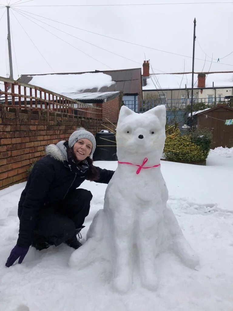 There’s always time to get creative! #snowday 