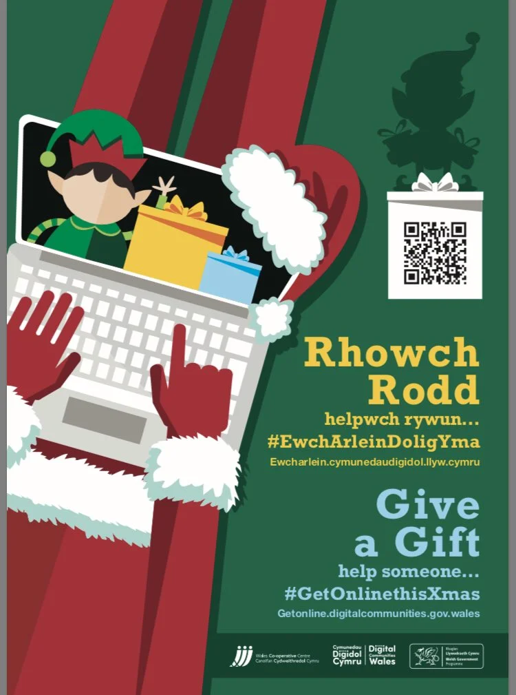 Our Digital Leaders will be supporting @DC_Wales campaign to help someone #GetOnlinethisXmas . We will post stories of our pupils helping someone get online throughout December.