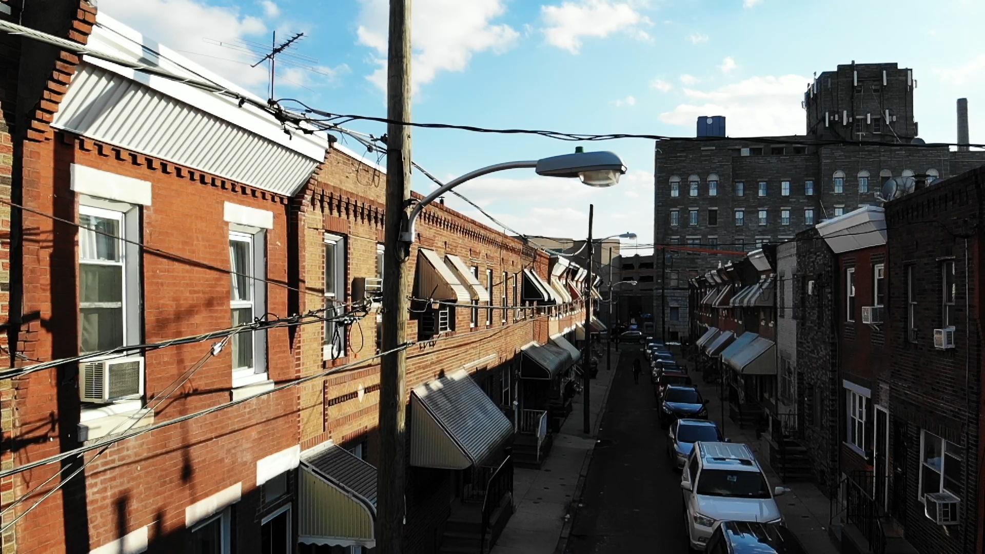 ROSEWOOD STREET Crane shot