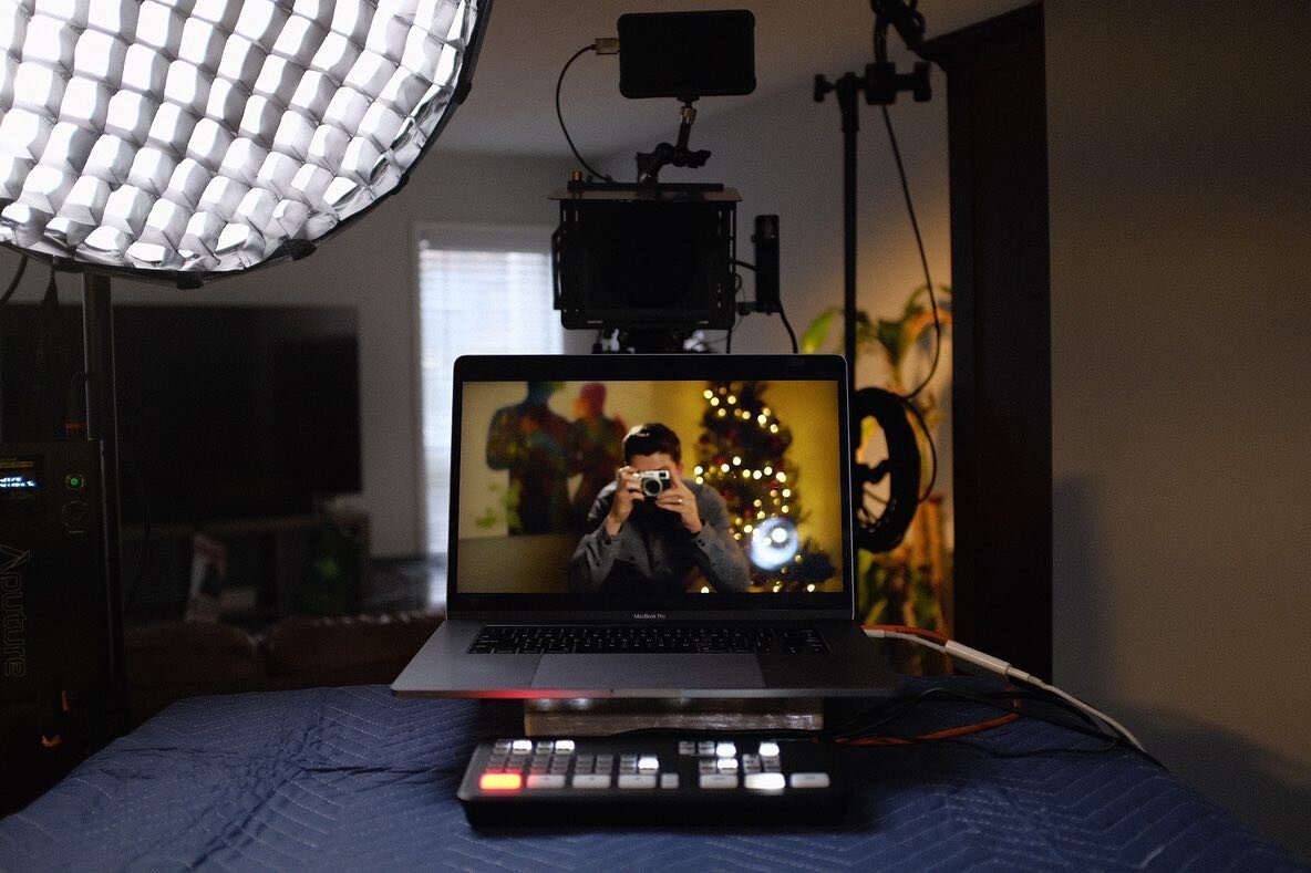 I have found a love for video calls here recently! I always take it as an opportunity to practice lighting techniques.
.
DM me if you need help improving your lighting or if you want this set up at home.
.
Film people, if you haven&rsquo;t checked ou