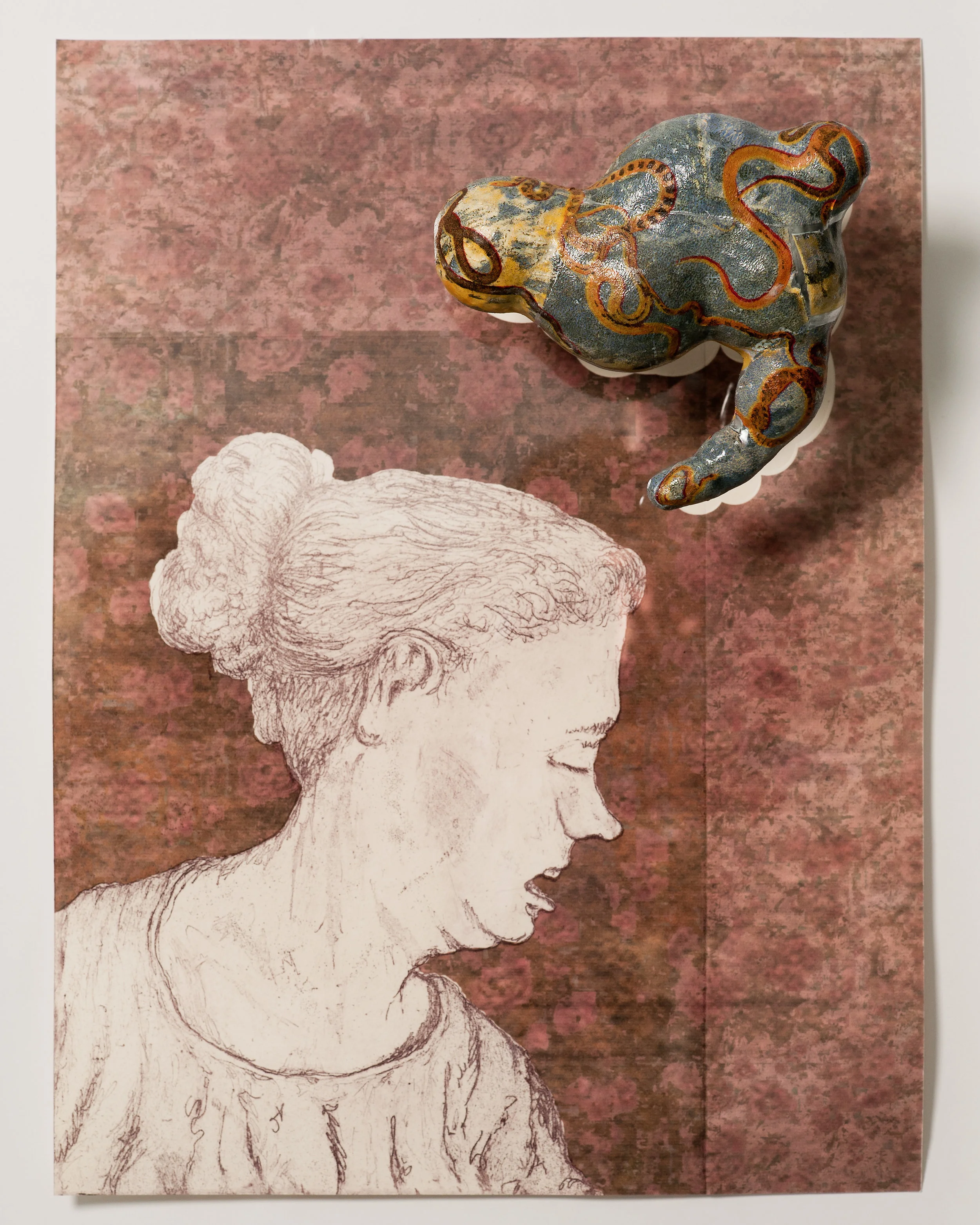 Westchester, 14″x17″, paper, porcelain, 2012