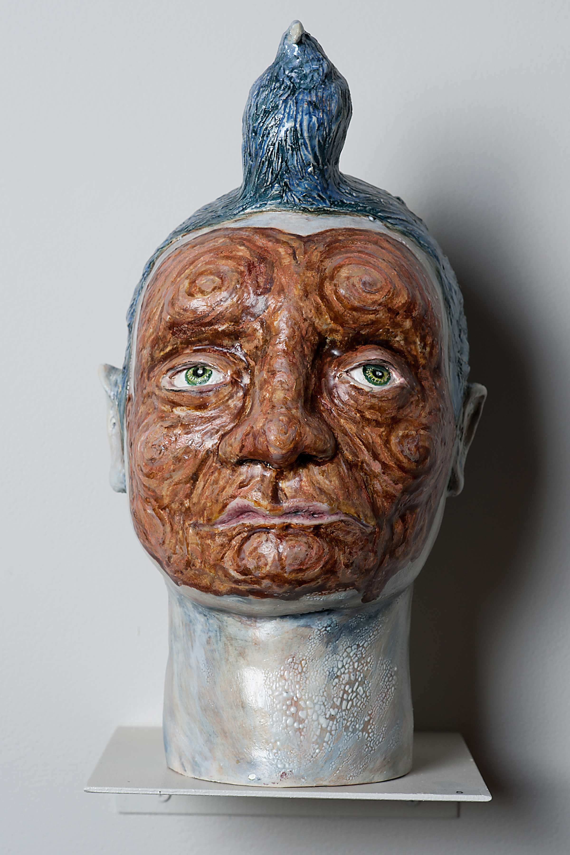 Awaiting Irrigation, 11″W x 10″D x 16″H, multiple fired stoneware, 2010
