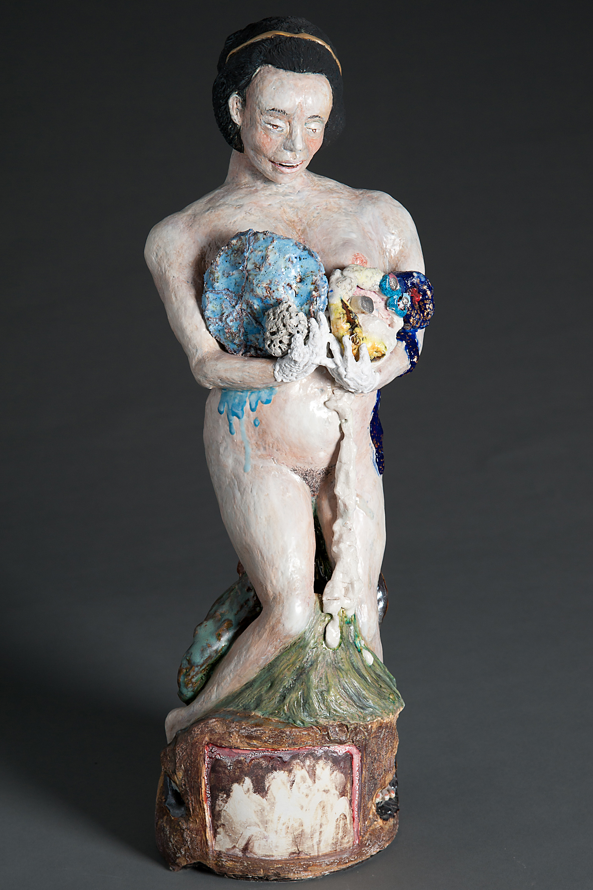The Dowry, 8″W x 9″D x 23″H, porcelain, 2010