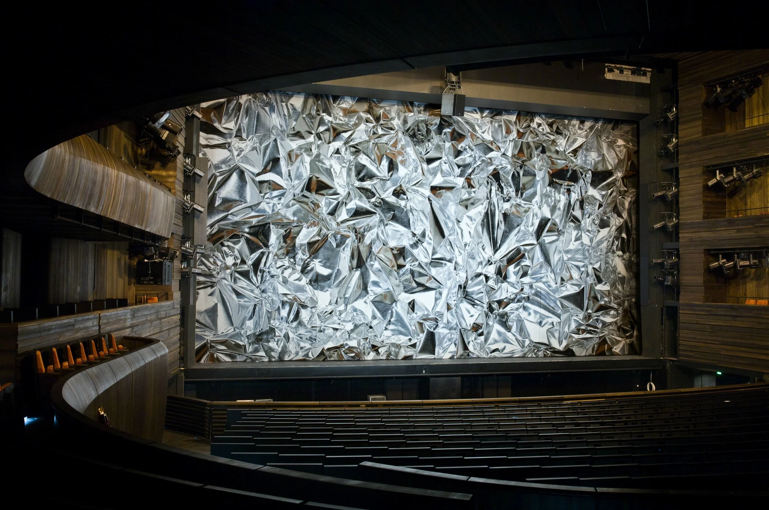 Fig 1 - Stage curtain for the Oslo Opera House, 2011