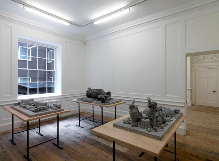 Isabelle Cornaro 'Homonymes’, 2010 Plaster; 3 from a series of 4 Courtesy the artist and Galerie Balice Hertling, Paris Photograph by Marcus J. Leith.tiff