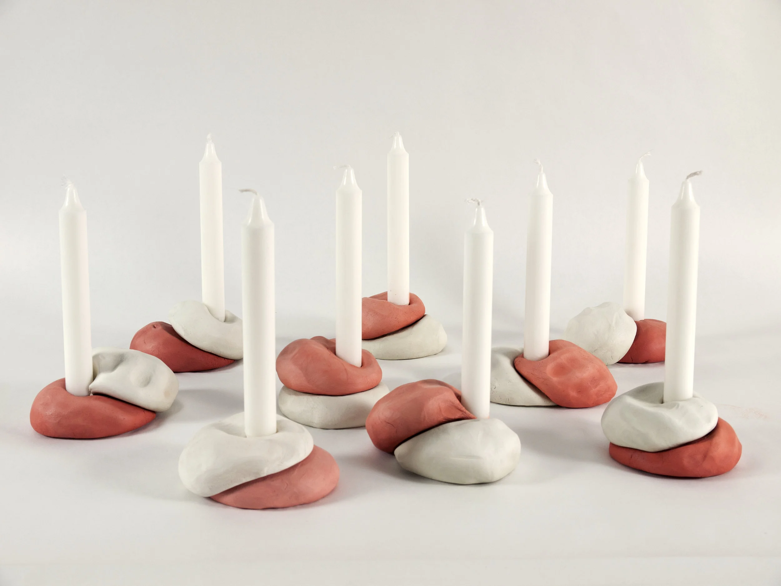 Jenny Nordberg, candlesticks made in 3 to 5 seconds.
