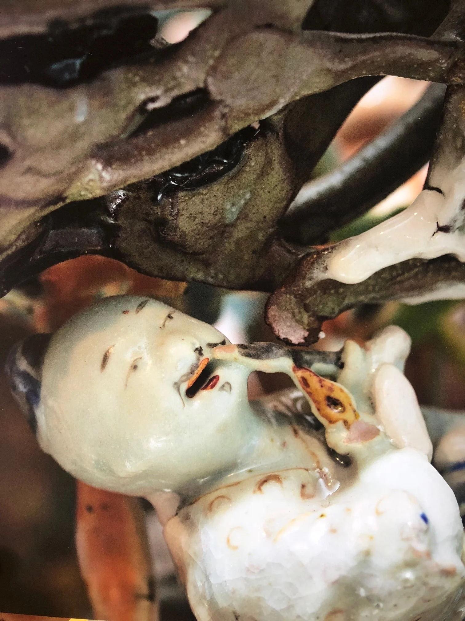 Detail of a work by Linda Sormin.