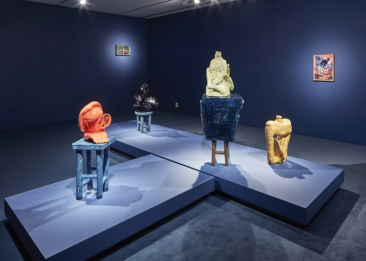 Am I Blue?: Woody De Othello's Ceramic Sculptures Give Funk Art a Musical Twist