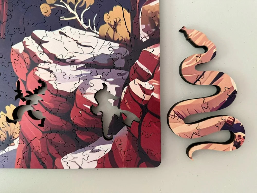 Eons and Echoes – Laser-Cut Wooden Puzzle of the Grand Canyon with