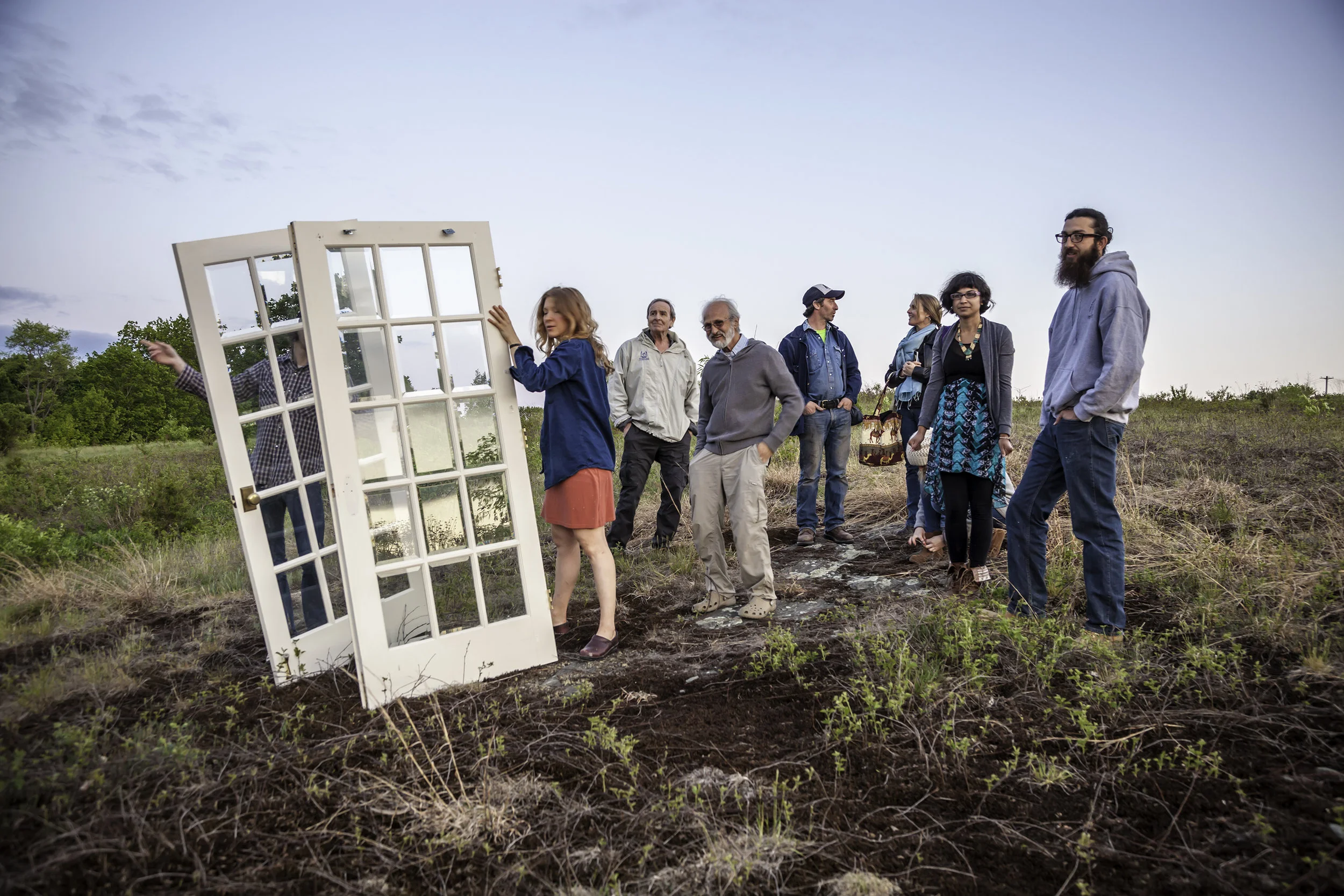 Volunteers for The Eventual Outcome of an Instant at Seligmann Center, Sugarloaf, NY 2015