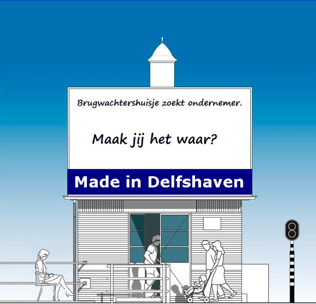 Ondernemen in een brugwachtershuisje?