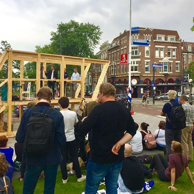 Opening @straatkijkers  met @zigzagcity_rotterdam route naar Delfshaven en M4H #West #Marconiplein @dakparkrotterdam #rotterdam