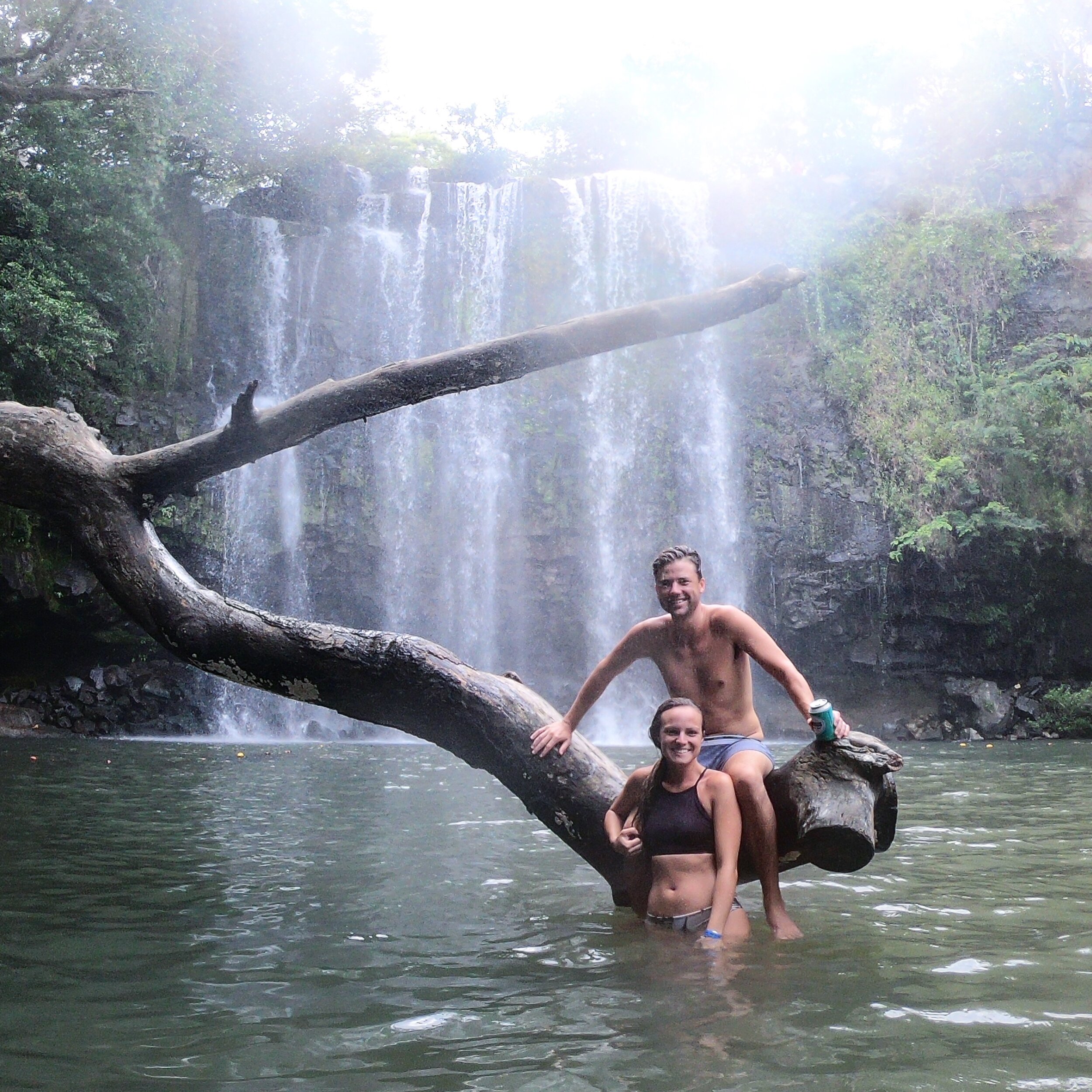 my husband and I in Southeast Asia and how I became a school counselor in Costa Rica