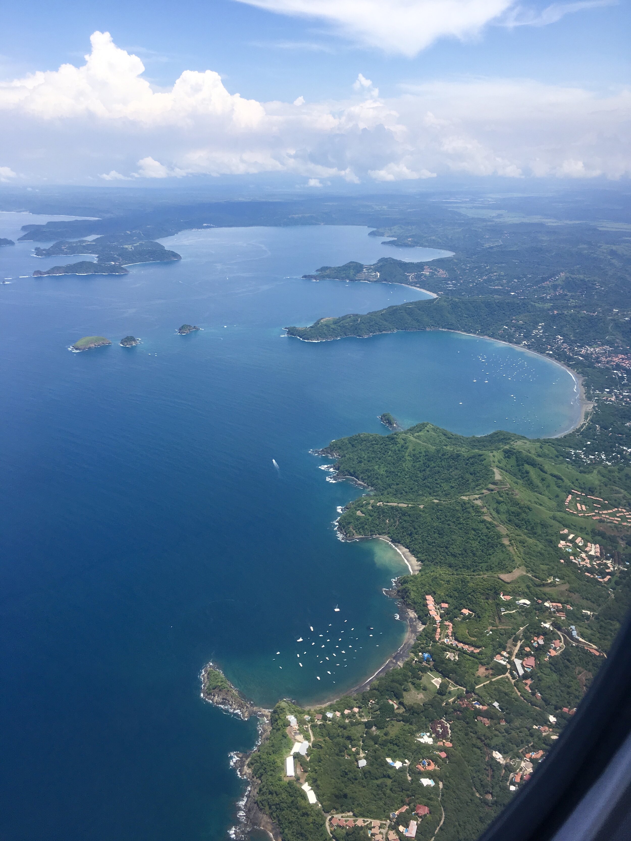 beautiful view from above going back to Costa Rica and how I became a school counselor