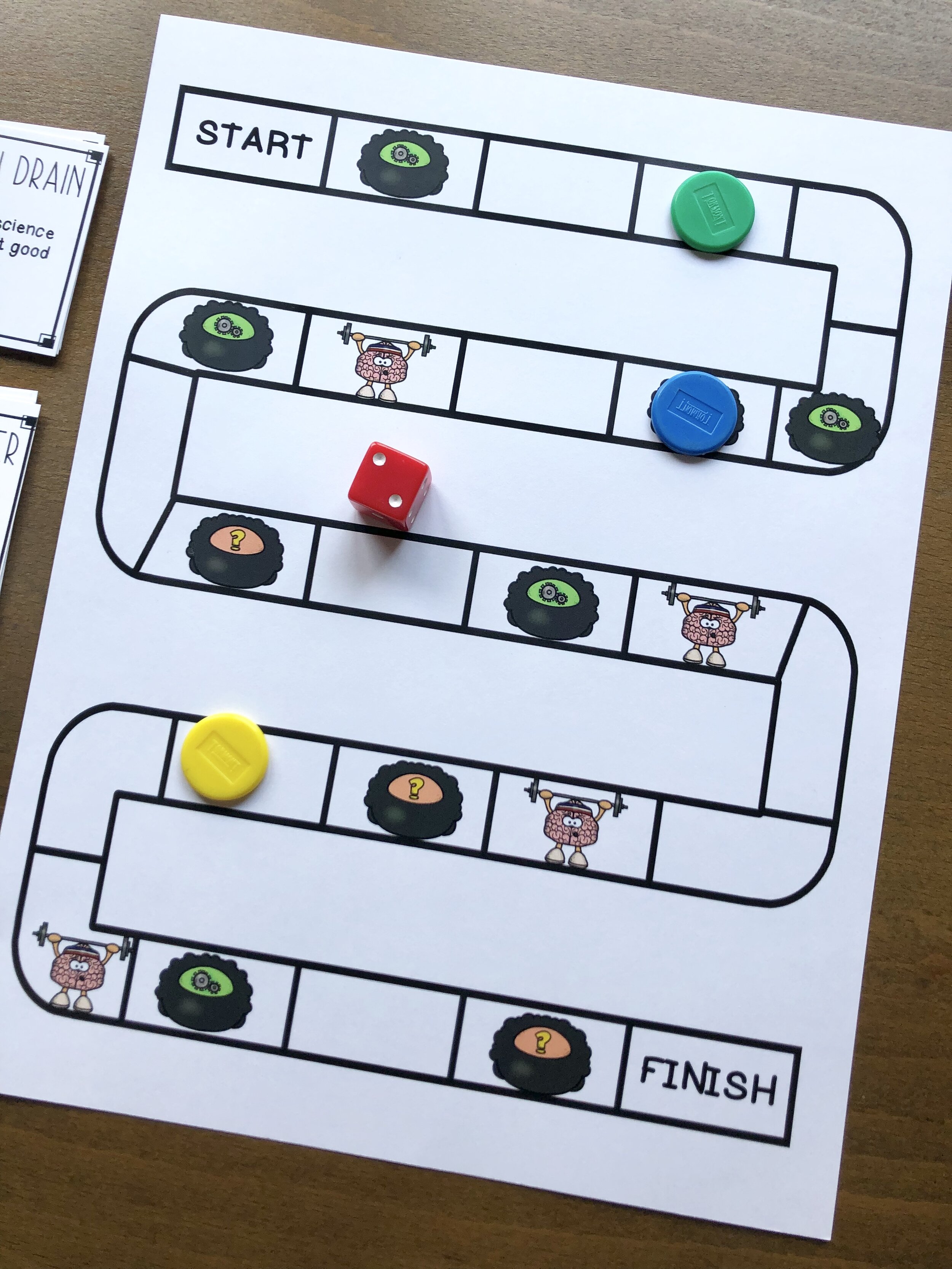 school counseling growth mindset board game with digital version